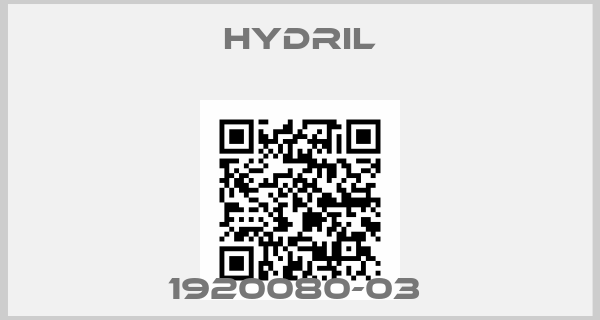 HYDRIL-1920080-03 