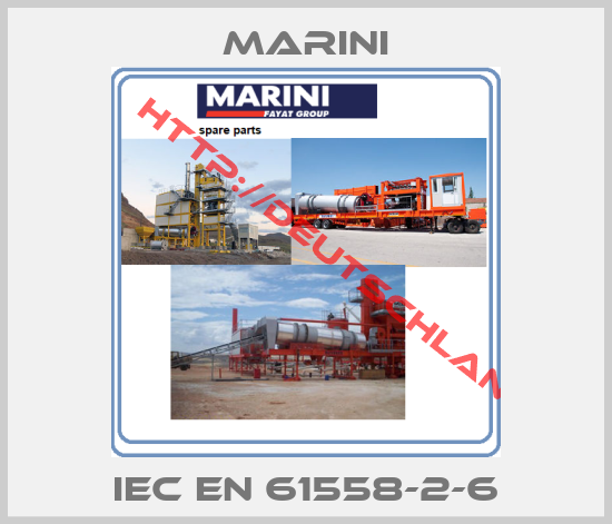 Marini-IEC EN 61558-2-6