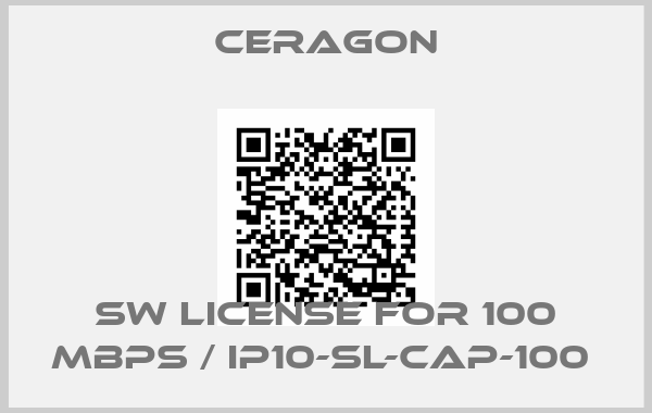 Ceragon-SW LICENSE FOR 100 MBPS / IP10-SL-CAP-100 