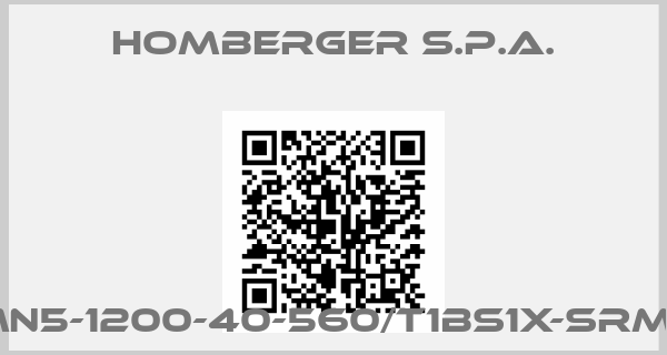 HOMBERGER S.P.A.-XMN5-1200-40-560/T1BS1X-SRM50