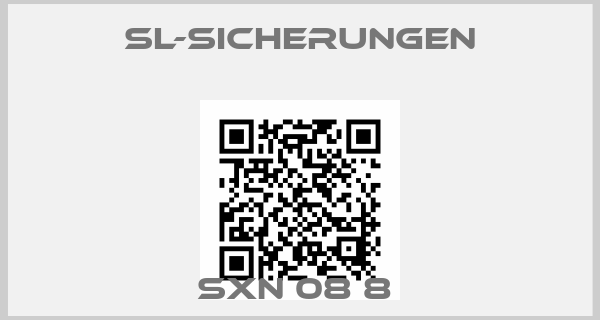 SL-SICHERUNGEN-SXN 08 8 