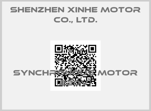Shenzhen Xinhe Motor Co., Ltd.-SYNCHRONOUS MOTOR (220V) 