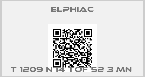Elphiac-T 1209 N 14 TOF 52 3 MN 