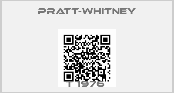 Pratt-Whitney-T 1976 