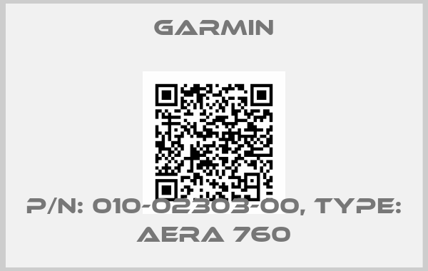 GARMIN-P/N: 010-02303-00, Type: aera 760