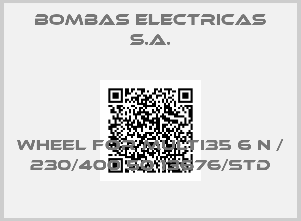 Bombas electricas S.A.-wheel for MULTI35 6 N / 230/400 50 13676/STD
