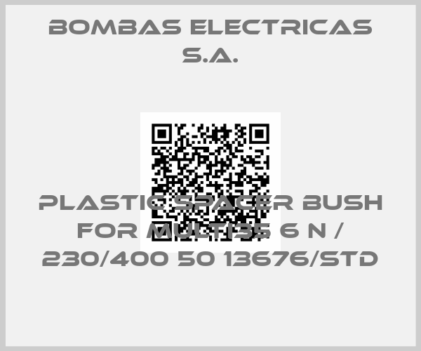 Bombas electricas S.A.-plastic spacer bush for MULTI35 6 N / 230/400 50 13676/STD