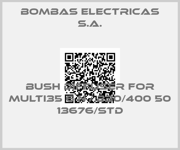 Bombas electricas S.A.-bush diffuser for MULTI35 6 N / 230/400 50 13676/STD