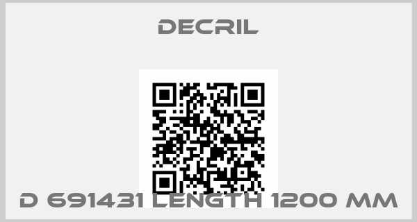 DECRIL-D 691431 length 1200 mm