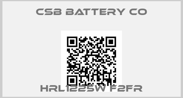 CSB Battery Co-HRL1225W F2FR
