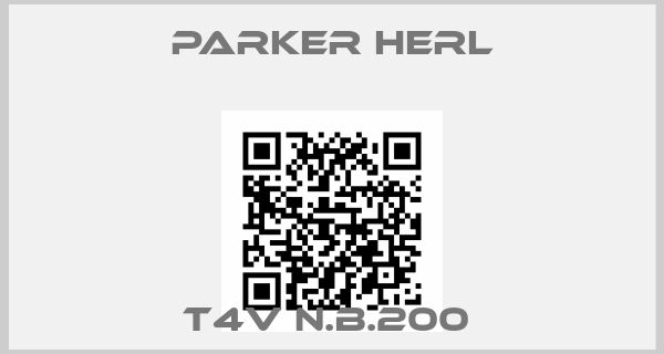 Parker Herl-T4V N.B.200 