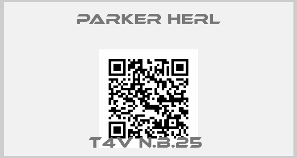 Parker Herl-T4V N.B.25 