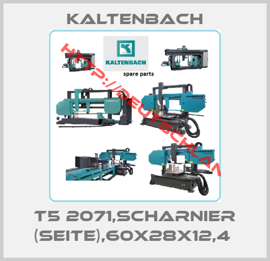 Kaltenbach-T5 2071,SCHARNIER (SEITE),60X28X12,4 