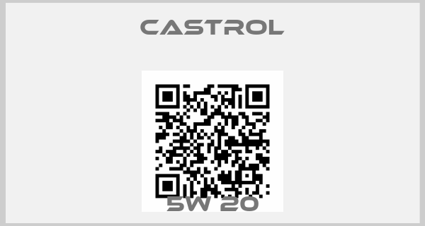 Castrol-5W 20