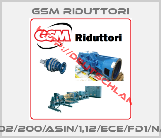 GSM Riduttori-RL02/200/Asin/1,12/ECE/FD1/N/B3