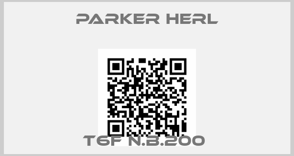 Parker Herl-T6F N.B.200 