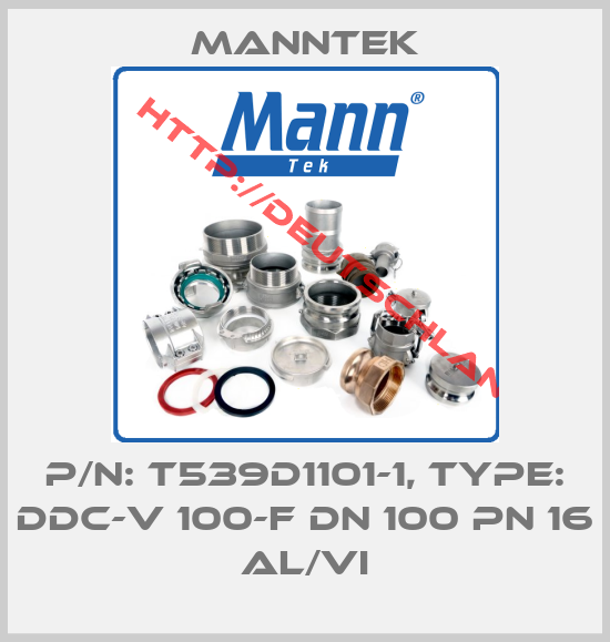 MANNTEK-P/N: T539D1101-1, Type: DDC-V 100-F DN 100 PN 16 Al/vi