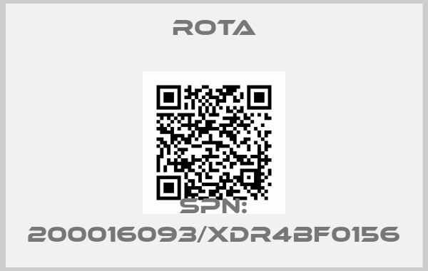 ROTA-SPN: 200016093/XDR4BF0156