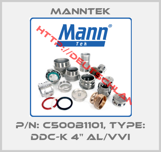 MANNTEK-P/N: C500B1101, Type: DDC-K 4" Al/Vvi