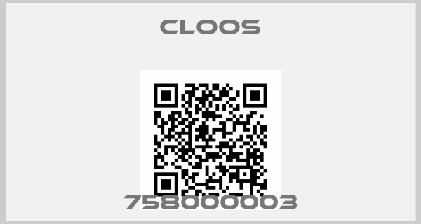 Cloos-758000003