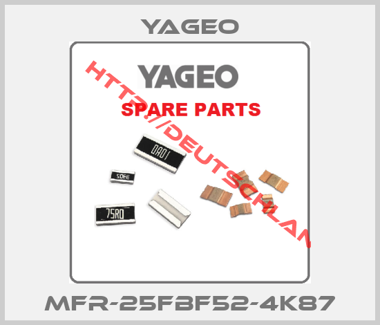 Yageo-MFR-25FBF52-4K87