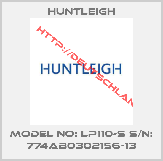 Huntleigh-Model No: LP110-S S/N: 774AB0302156-13