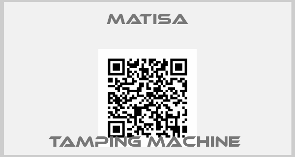 Matisa-TAMPING MACHINE 