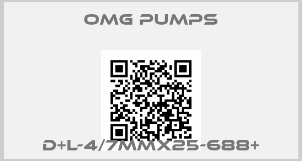 OMG PUMPS-D+L-4/7MMX25-688+