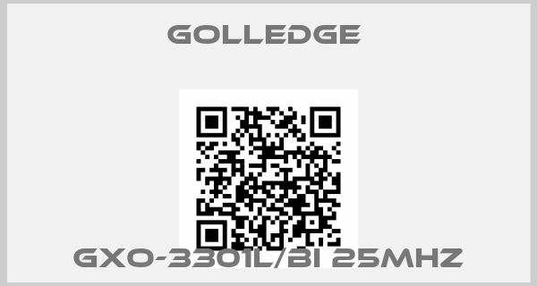 Golledge -GXO-3301L/BI 25MHZ