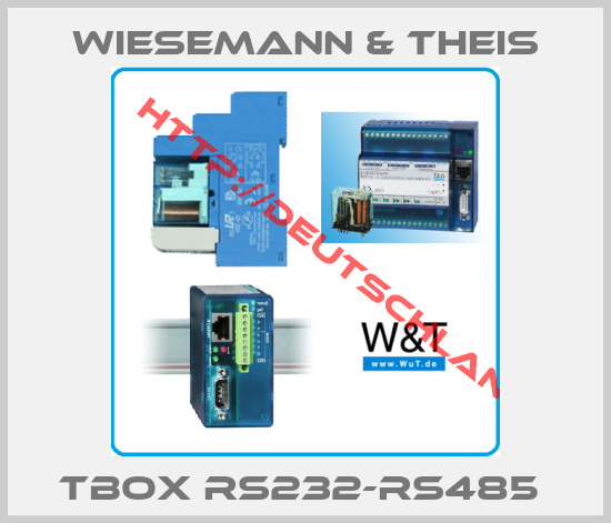 Wiesemann & Theis-Tbox RS232-RS485 