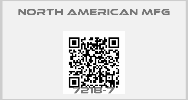 NORTH AMERICAN MFG-7218-7