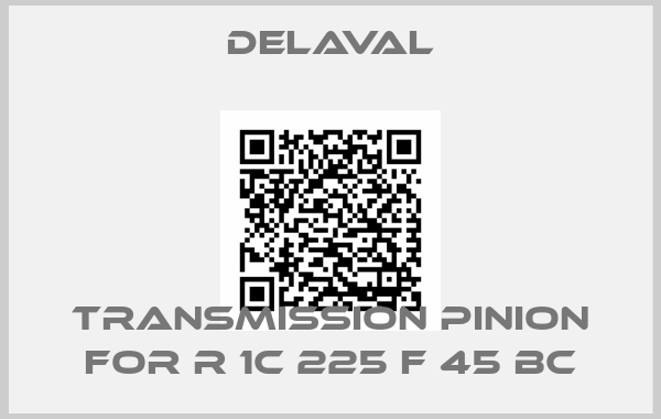Delaval-transmission pinion for R 1C 225 F 45 BC