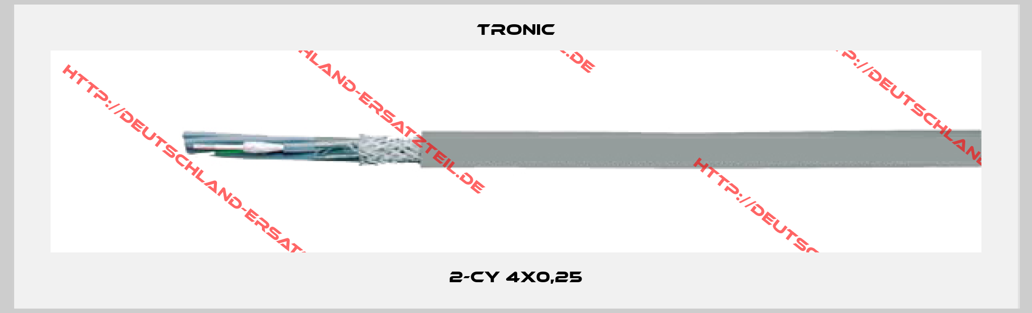 Tronic-2-CY 4x0,25