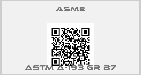 Asme-ASTM A-193 GR B7