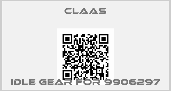 CLAAS-Idle gear for 9906297