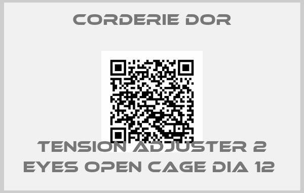 Corderie Dor-TENSION ADJUSTER 2 EYES OPEN CAGE DIA 12 