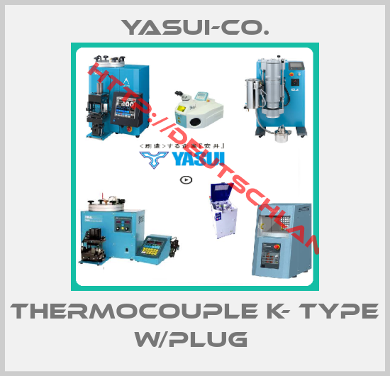 Yasui-Co.-THERMOCOUPLE K- TYPE W/PLUG 
