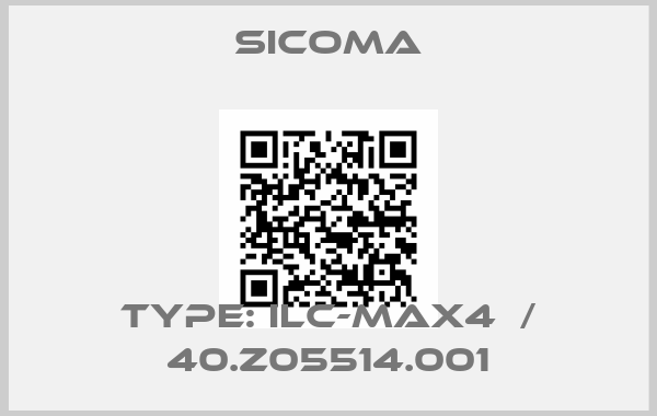 SICOMA-TYPE: ILC-MAX4  / 40.Z05514.001