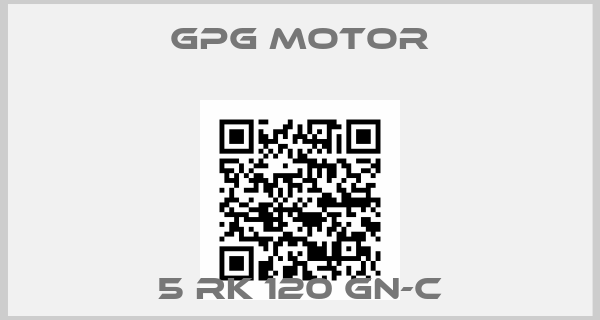 gpg motor- 5 RK 120 GN-C