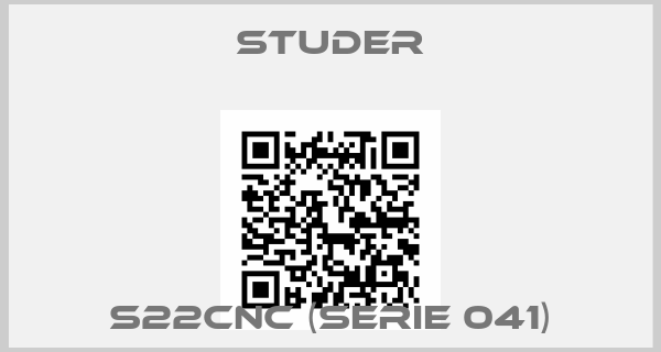 STUDER-S22cnc (serie 041)