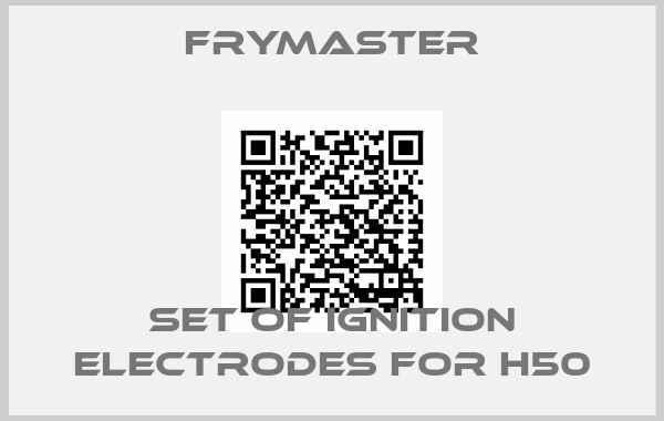 FRYMASTER-set of ignition electrodes for H50