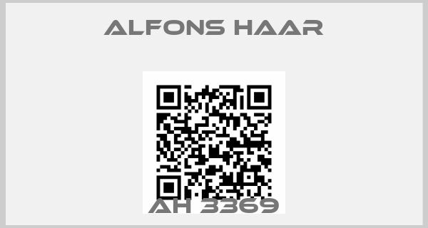 ALFONS HAAR- AH 3369