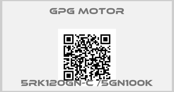 gpg motor-5RK120GN-C /5GN100K