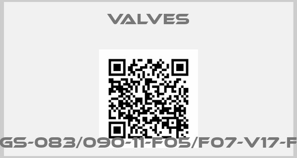 Valves-GS-083/090-11-F05/F07-V17-F