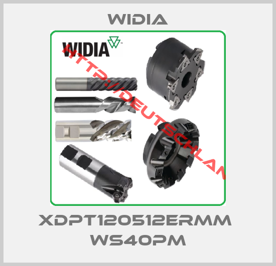 Widia-XDPT120512ERMM  WS40PM