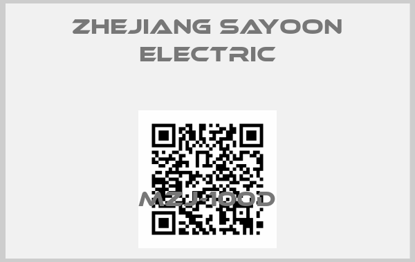 Zhejiang Sayoon Electric-MZJ-100D