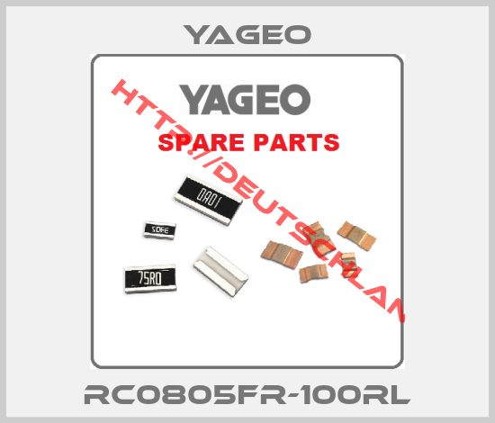 Yageo-RC0805FR-100RL