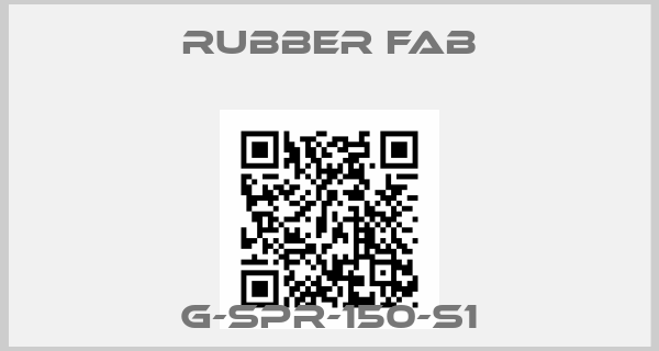 Rubber Fab-G-SPR-150-S1