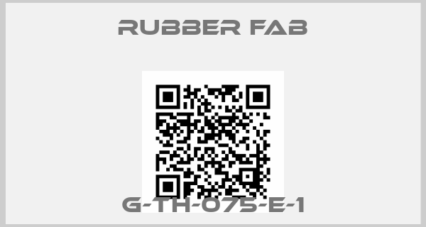 Rubber Fab-G-TH-075-E-1