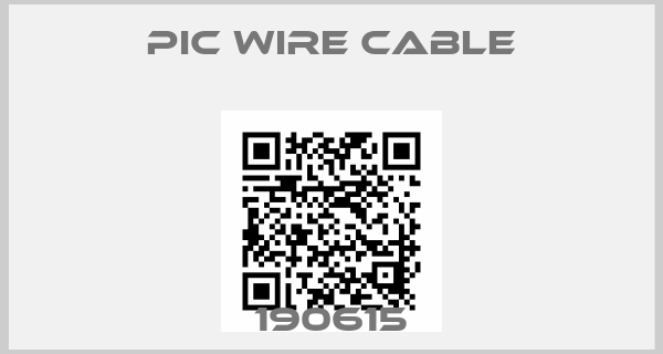 Pic Wire Cable-190615